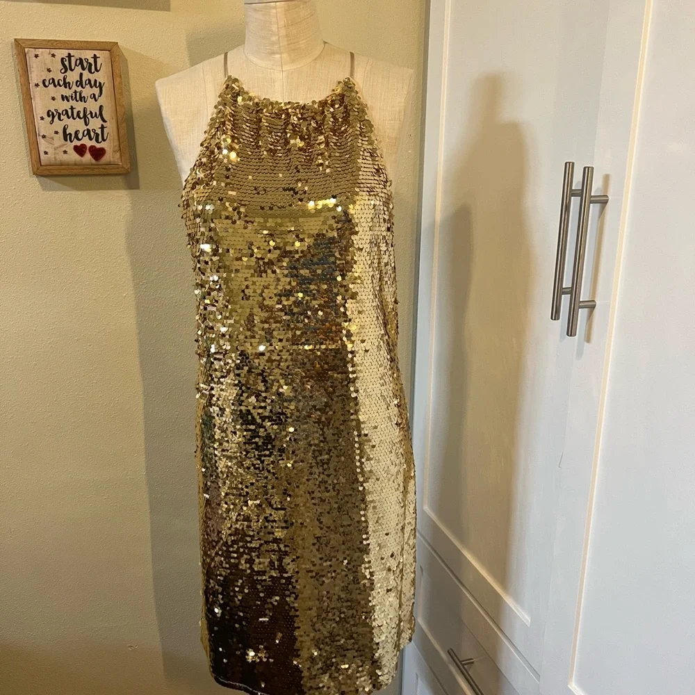 ANDREW CHARLES GOLD SEQUINS - Picture 8 of 11